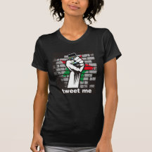 Tweet eu camiseta