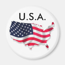 U.S.A. Imã de geladeira
