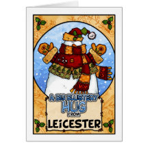 Um abraço Blustery grande de Leicester Cartoes