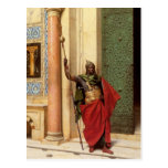 Um cartão da guarda de Nubian Cartao Postal