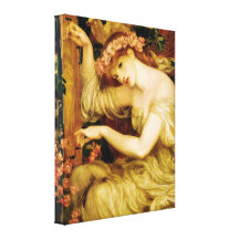 Um ~ Dante Gabriel Rossetti do período do mar Impressão De Canvas Esticadas