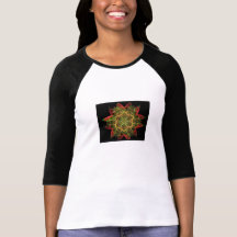 Um fractal da chama t-shirts