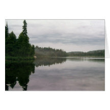 Um lago quieto cartoes