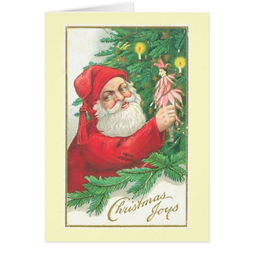 Um Natal antiquado Cartão