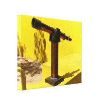 Um telescópio impressão em tela canvas