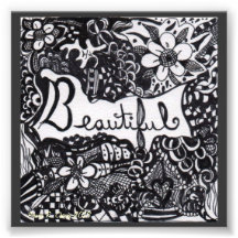Um Zentangle bonito. Impressão Impressão De Foto