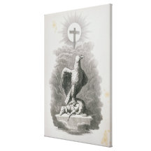 Uma alegoria de Roma Impressão De Canvas Envolvidas