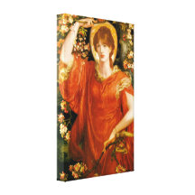 Uma visão do ~ Dante Gabriel Rossetti de Fiammetta Impressão De Canvas Esticadas