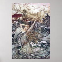 Undine nas ondas posters