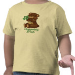 Ursinho irlandês do trevo camisetas