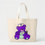 Urso azul da enfermeira bolsas