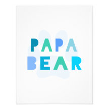 Urso da papá convites