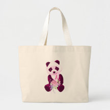 Urso de panda do cancro da mama bolsas