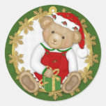 Urso de ursinho do Natal - menino Adesivo