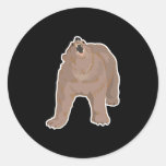 urso de urso da rosnadura adesivo