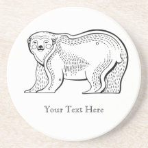 Urso polar porta-copos