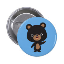 Urso preto pequeno crachás