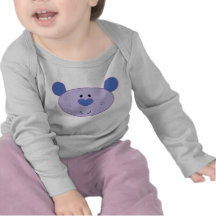 Urso roxo camiseta