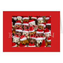 ursos holandeses do Natal Cartoes