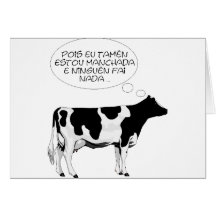 VACA%20bn%20grande vaca inteligente Cartões