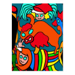 Vaca/Bull e desenhos animados das crianças das men Cartoes Postais