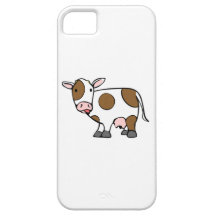 Vaca dos desenhos animados capa de iPhone 5 Case-Mate