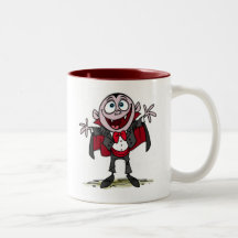 vampiro bonito canecas