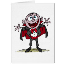 vampiro bonito cartões