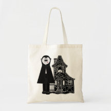 Vampiro e casa assombrada bolsa para compra
