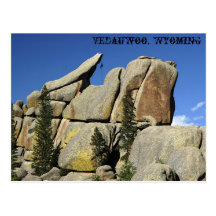 Vedauwoo, cartão de Wyoming Cartões Postais