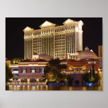 Vegas na noite impressão