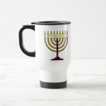 Velas de Hanukkah Caneca