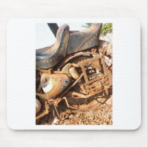 Velomotor oxidado mouse pad