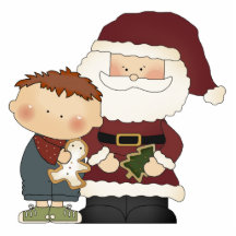 vendo o pequeno do menino do papai noel fotoesculturas