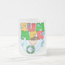 VERÃO - camiseta e presentes triguenhos da menina Caneca