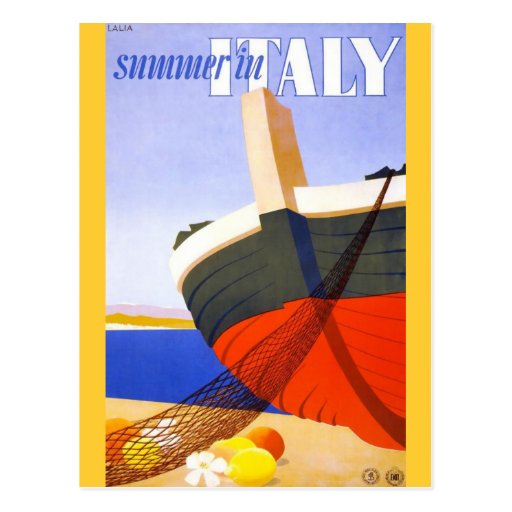 Verão em Italia Cartão Postal