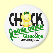 Verde ido pintinho 2 da glaucoma imans