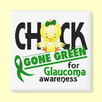 Verde ido pintinho 2 da glaucoma imans