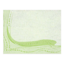 Verde Pastel redemoinhos Jewelled Cartao Postal