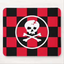 Verificadores do crânio de Emo Mouse Pad