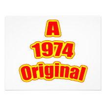 Vermelho 1974 original convite