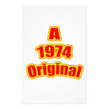 Vermelho 1974 original papelaria personalizada