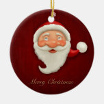 Vermelho de Papai Noel Ornamentos