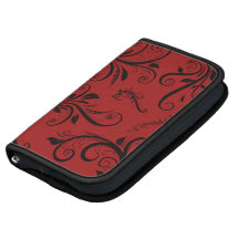 Vermelho do damasco da antiguidade do ornamento do agendas