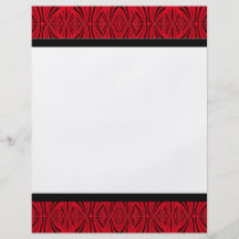 vermelho preto panfleto personalizados