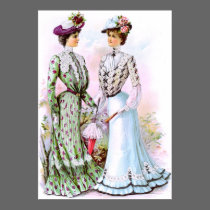 Vestidos 1901 do vintage posters