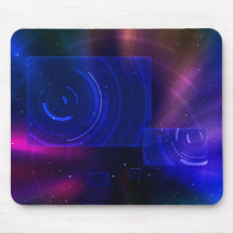 Viagem espacial mouse pad