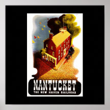 Viagem-Nantucket do Poster-Vintage