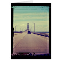 Viagem por estrada de Michigan Cartoes