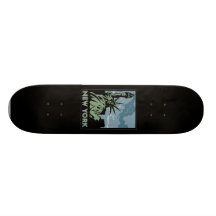 viagem retro do vintage de New York Estados Unidos Skates